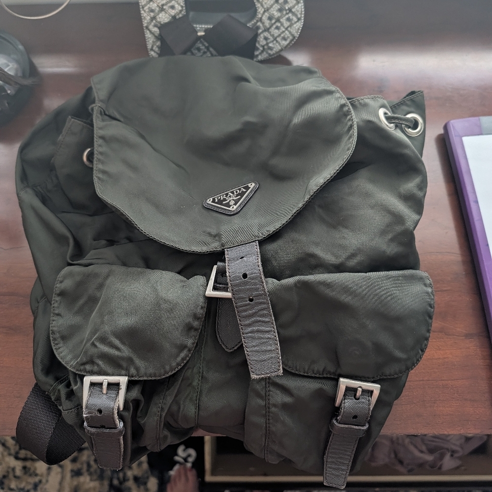 Prada Vintage Tessuto Nylon Backpack Medium